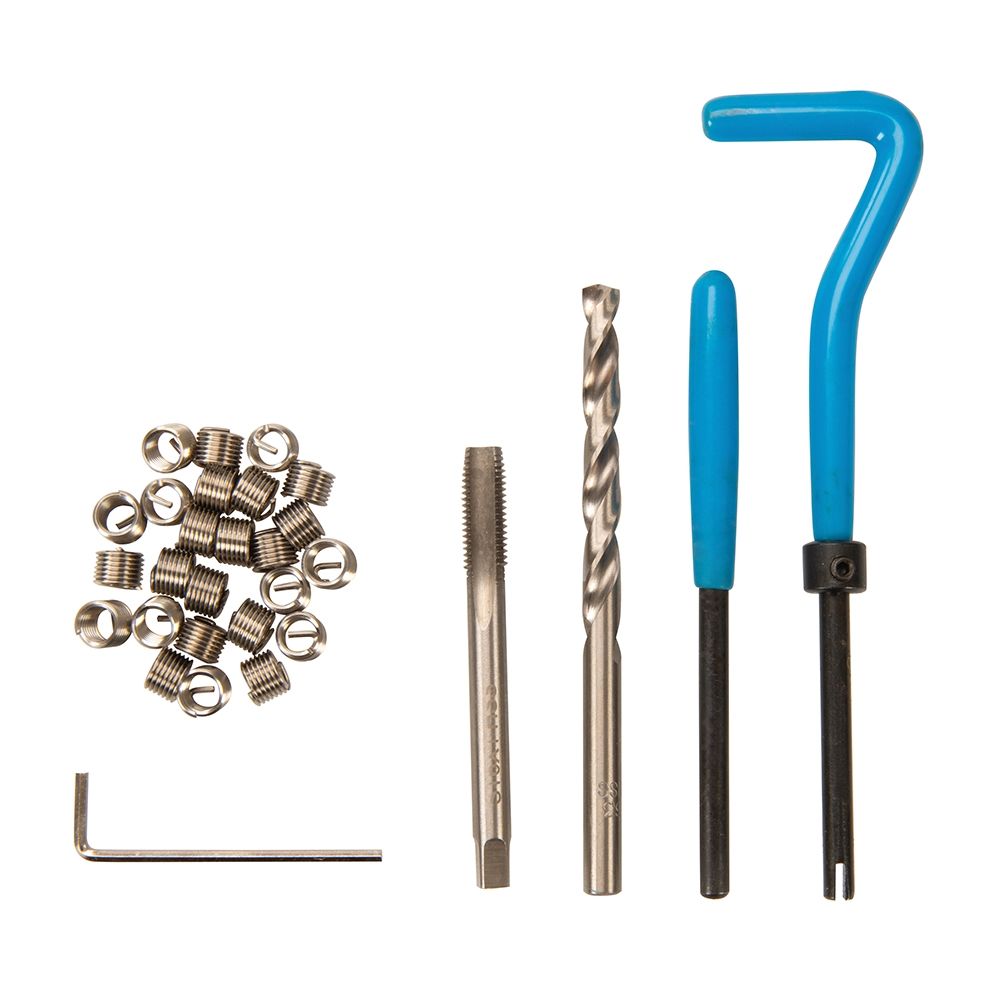 Kit indicado para reparaciones en acero, hierro y aluminio.