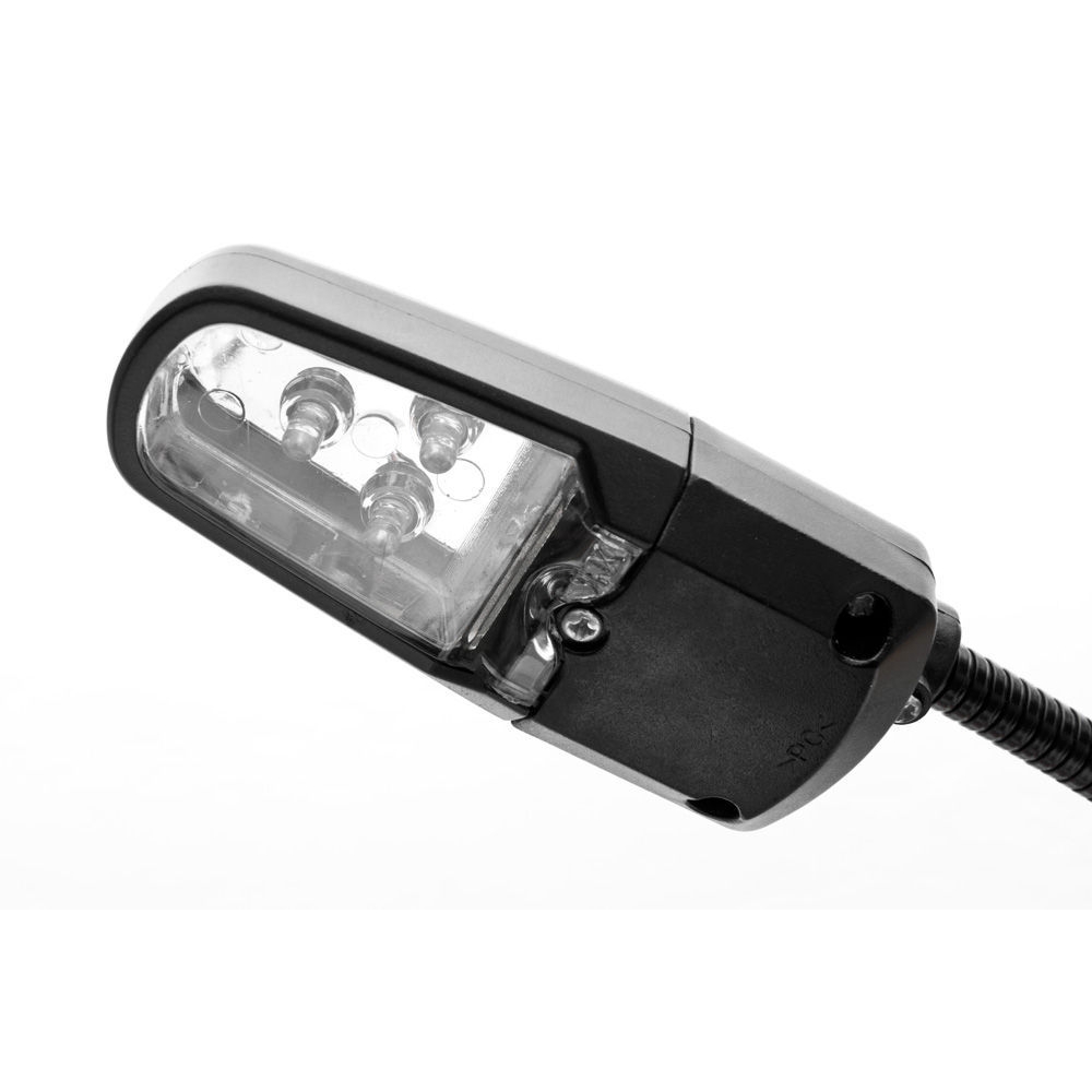 Lámpara LED con eje flexible, para iluminación de la zona de trabajo.
