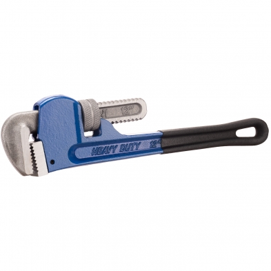 Llave Stillson profesional de 12 pulgadas con cuerpo forjado y mango antideslizante