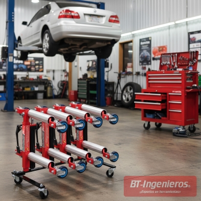 Soporte con ruedas para plataformas rodantes S-4PR