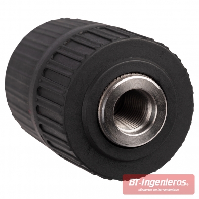 Mandril sin llave profesional de 13 mm con garras de acero templado