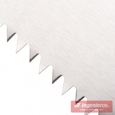 Hoja de sierra curva de 355 mm con dentado agresivo para poda limpia