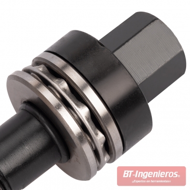Detalle del rodamiento axial del husillo M20 del set profesional