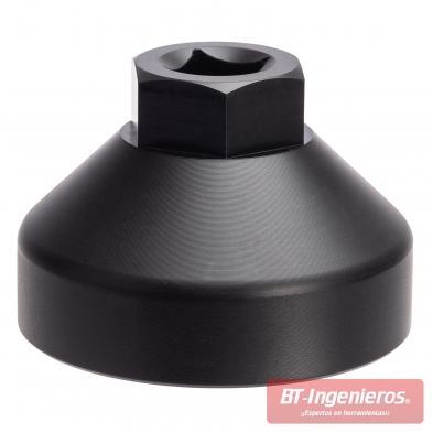 Accionamiento mediante carraca de 1/2" o llave de 27 Mm.