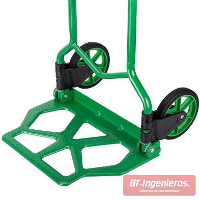 Base antideslizante del carro plegable con refuerzos metálicos