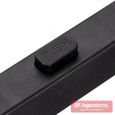 Botón de bloqueo PUSH del asa telescópica del carro plegable