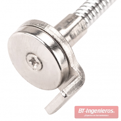 Imán con pata para sujetar mejor los tapones hexagonales.