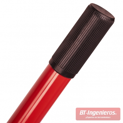 Detalle del mango antideslizante del gato Hi-Lift 120 cm.