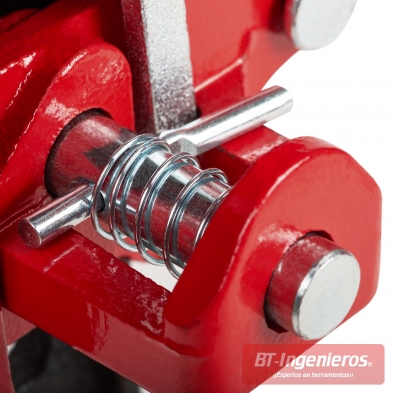 Pestillo de seguridad y sistema de bloqueo del gato Hi-Lift profesional.