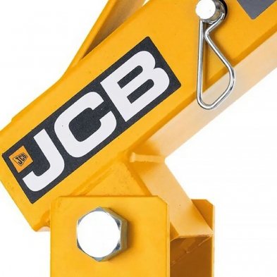 JCB logotipo y estructura reforzada de la grúa hidráulica de 2 toneladas