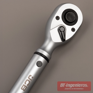 Cabezal de trinquete 72 dientes con pulsador de liberación rápida JCB 1/2".