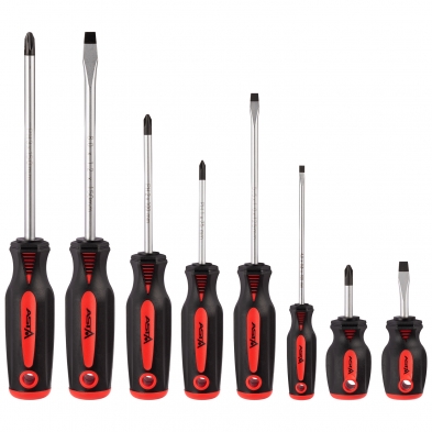 Destornilladores ASTA con mango bimaterial antideslizante y punta magnética