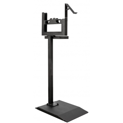 Soporte dispensador metálico para contrapesas adhesivas de ruedas.