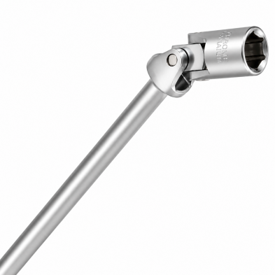 Rótula universal con ángulo de trabajo de hasta 60°.