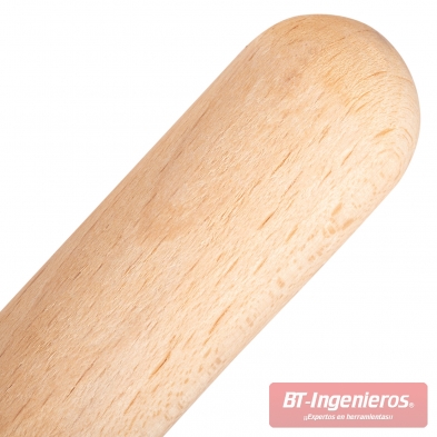 Extremo redondeado de mango de madera de recambio para escoba