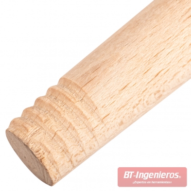 Rosca de madera en mango roscado de 150 cm para escoba y cepillo