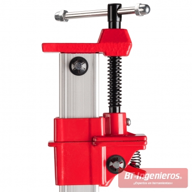 Sargento de barra de aluminio 152,4 cm con husillo de apriete
