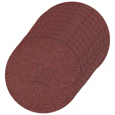 Pack 10 discos de fibra 11,5 cm grano 36 para amoladora