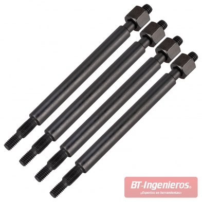 Extensiones roscadas para extractor de rodamientos 14 piezas