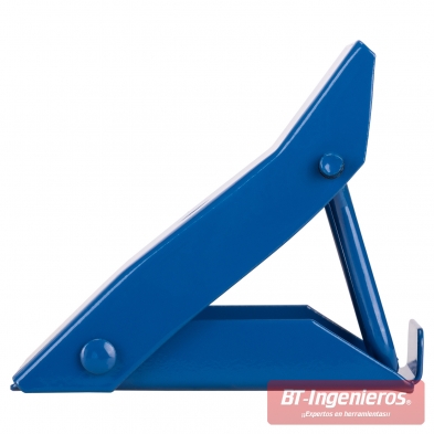 Calzo plegable de acero para rueda vista lateral