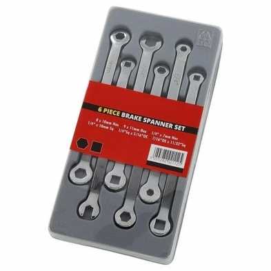 Juego de llaves para purgadores de frenos 6 piezas BT15625