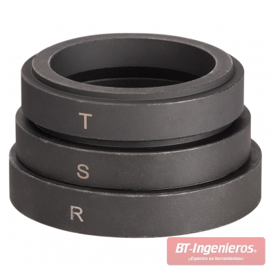 Anillos adaptadores R S T para extractor de rodamientos de rueda
