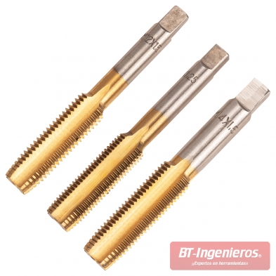 Machos M12x1,25 M12x1,5 y M14x1,5 para roscas de rueda