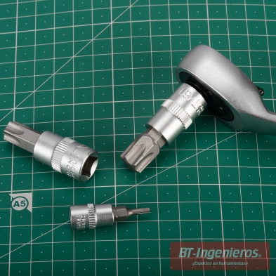 Vasos con punta Torx para carraca 1/4 y 3/8 BT10420