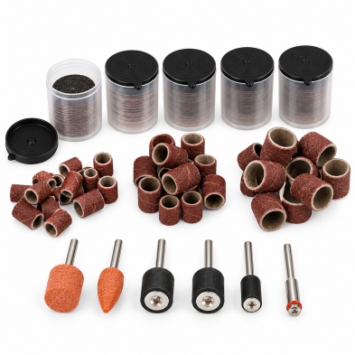 Kit accesorios multiherramienta 206 piezas para lijado amolado y corte BT15620