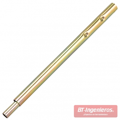 Tubo metálico de captación para aspiración de abrasivo de pistola arenadora neumática