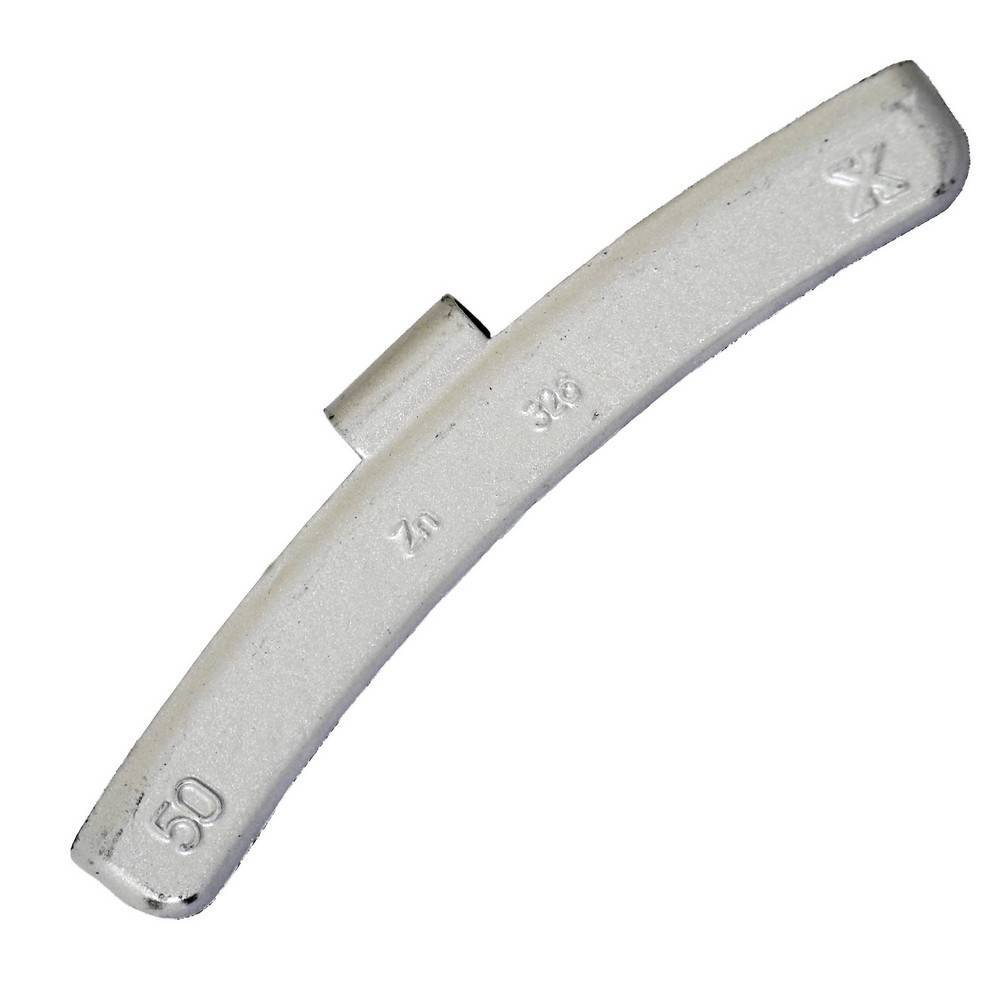 Contrapesa tipo clip para llanta de aluminio. 50 gramos