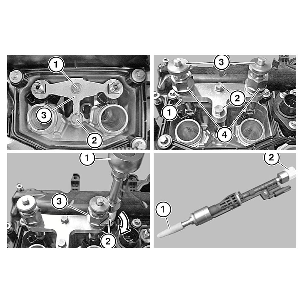 Extractor instalador de inyectores gasolina BMW N20, N26 y N55