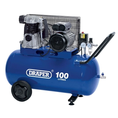 Compresor de aire 100 Litros Draper. 3 HP