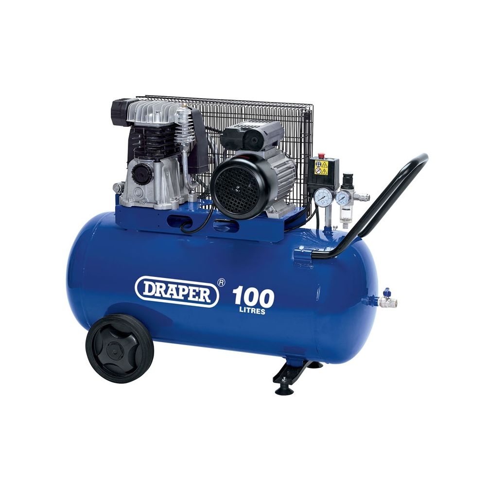 Compresor de aire 100 Litros Draper. 3 HP - BT-Ingenieros