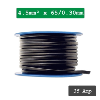 Cable unipolar de sección 4.5mm² x 65/0.30 mm