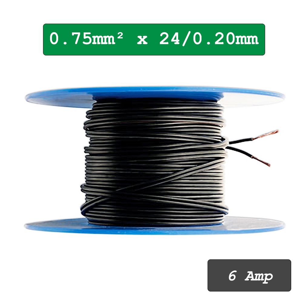 Cable de audio 2 núcleos 0.75mm² x 24/0.20 mm