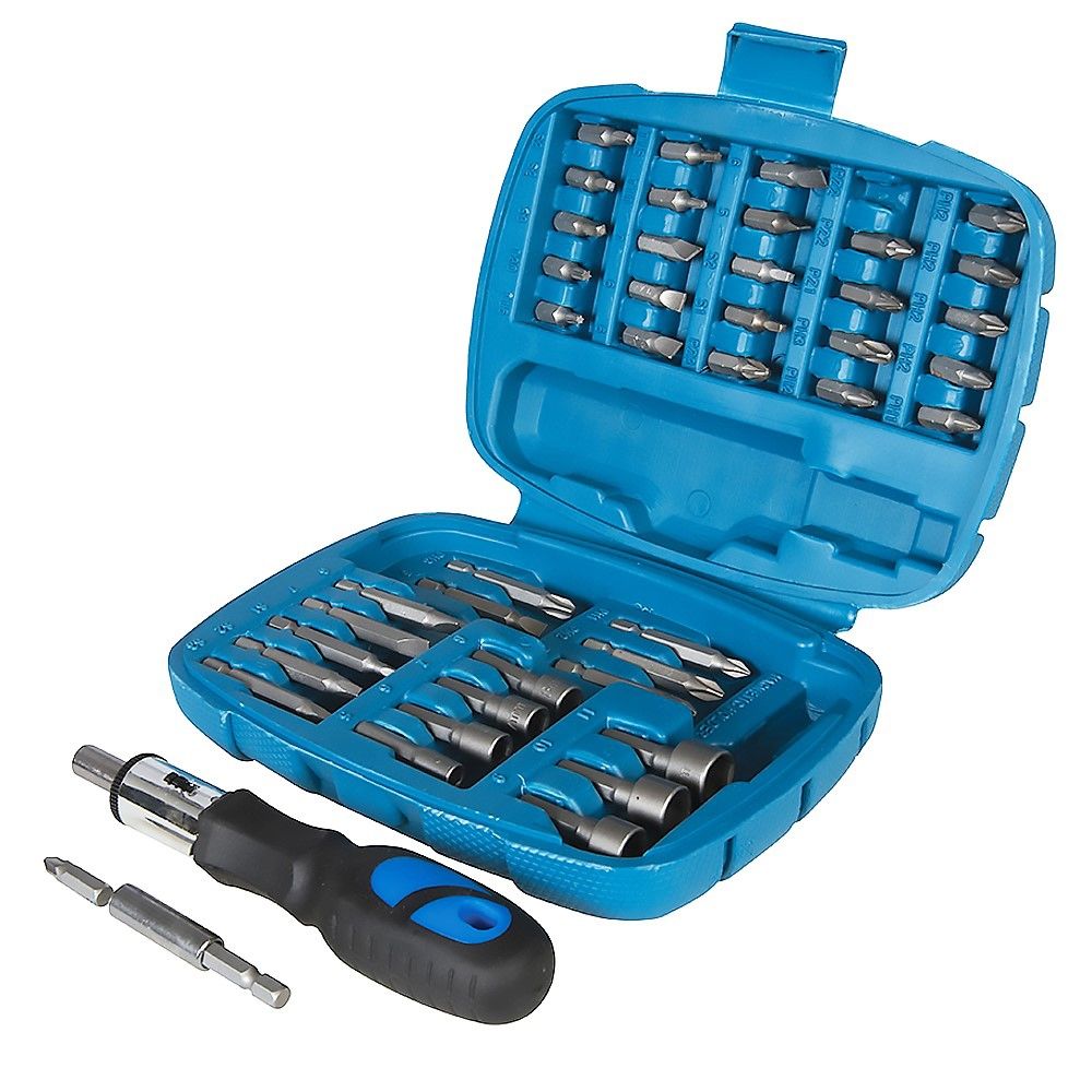 Kit De Destornilladores Presicion 45 Piezas Torx Hexagonal