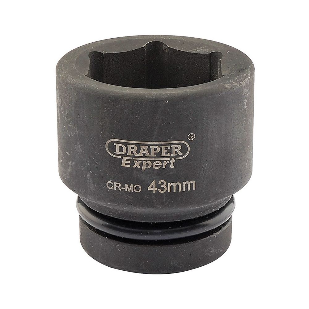 Llave de vaso de impacto de 43 mm. 1". Hexagonal