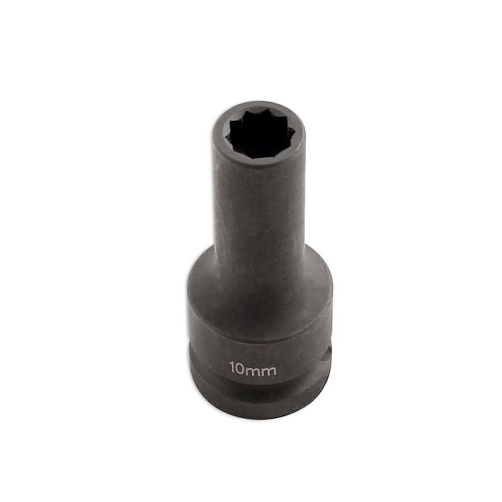 Llave de vaso para tornillos de llantas de 10 puntas 10 mm. 1/2"