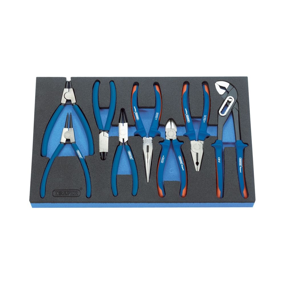 Bandeja modular de 8 alicates Draper Expert 