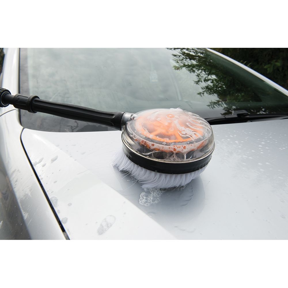 IDROBASE Lancia Doppia Piuma WASH + RINSE lanza de espuma compatible con Annovi Reverberi Lanza hidrolimpiadora multifuncional y conexión rápida de agua Black & Decker y Bosch Lavado del coche 