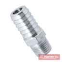 Conector neumático rosca 1/4" macho con espiga Ø14.5 mm.