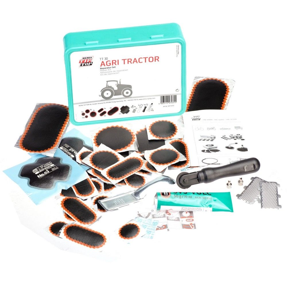 Kit de reparación de pinchazos para tractor Rema TT 30