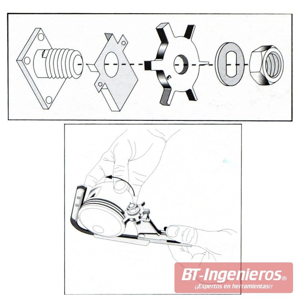 Ilustraciones esquemáticas de uso.