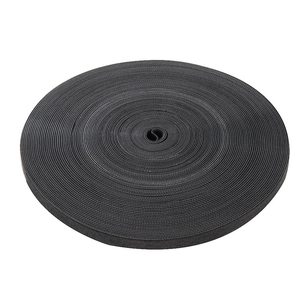 Velcro doble cara fino 20 mm x 25 mts Negra ACT - IBERTRONICS