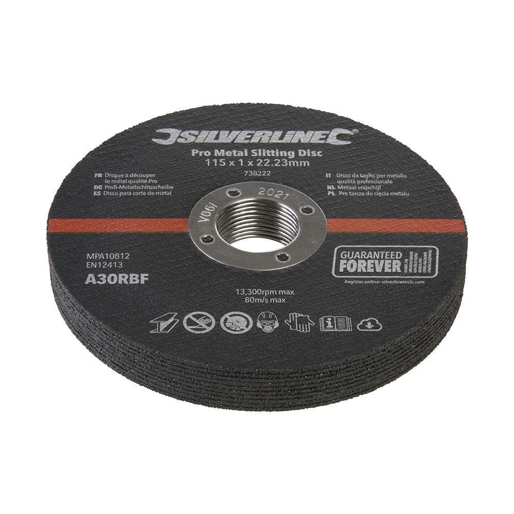 Discos De Corte Metal Para Amoladora 115 X 1.2 Pack 25 Unid