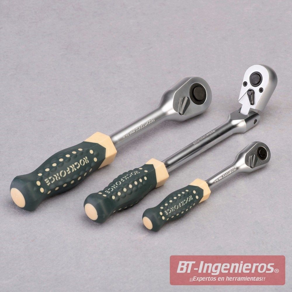 Carracas de 1/2", 3/8" (articulada) y 1/4". 