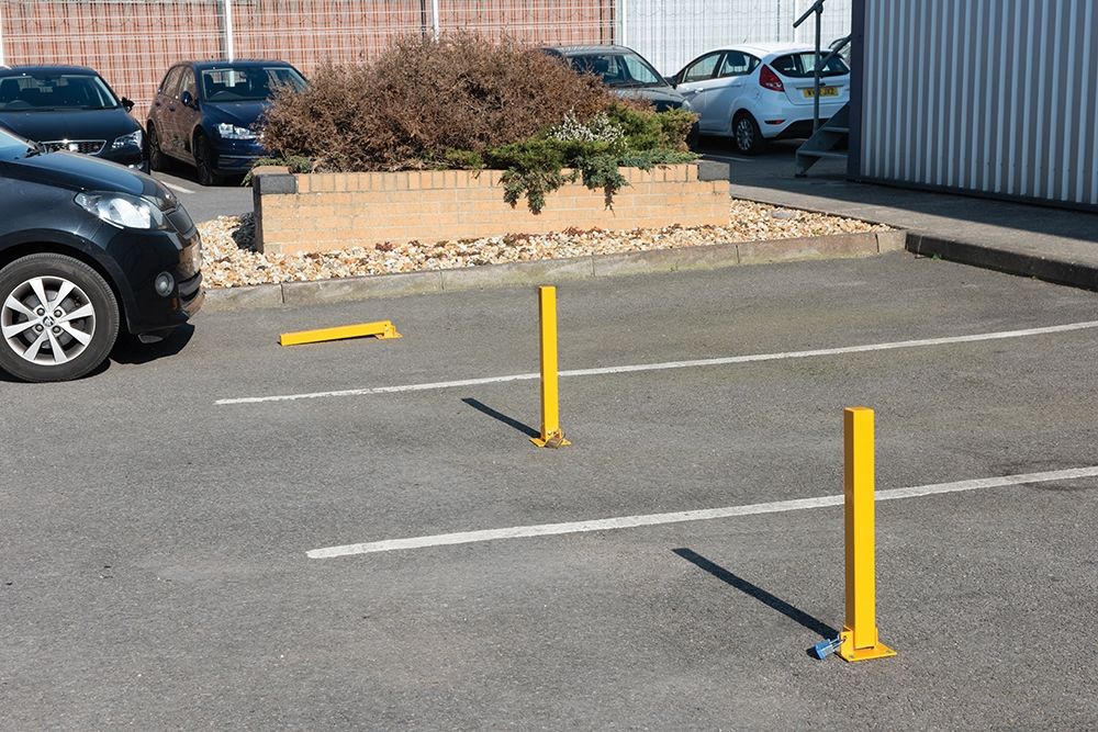 Cepo abatible para parking - BT Ingenieros