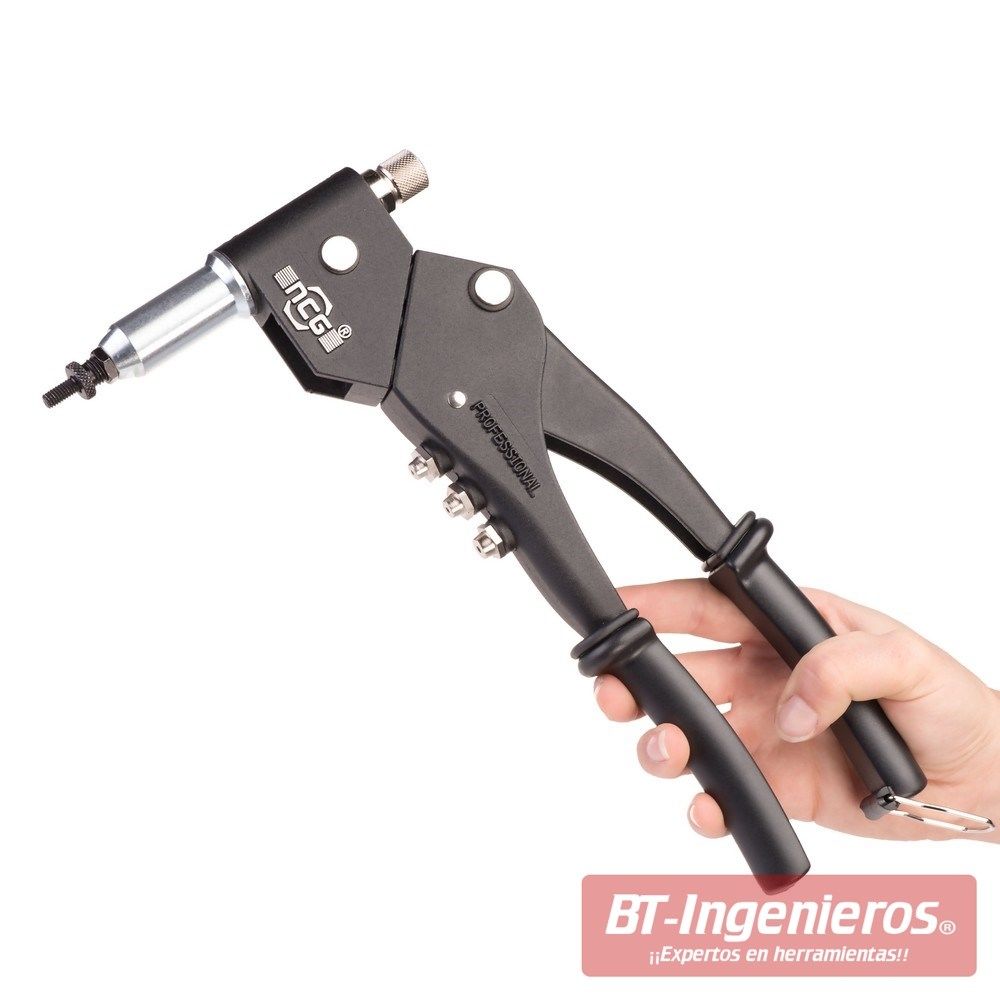 Remachadora para remaches ciegos y roscados. 360º - BT Ingenieros