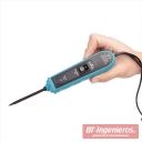 El tester permite suministrar corriente para probar motores, relés, bombillas, etc. antes de ser instalados.